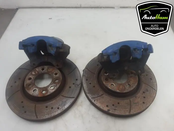 Remschijf + blok voor Opel Corsa