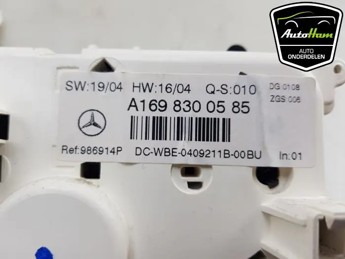 Kachel Bedieningspaneel Mercedes A-Klasse