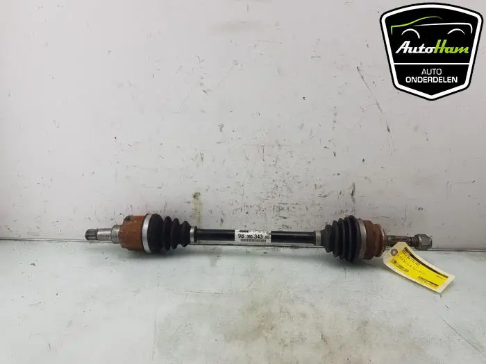 Aandrijfas links-voor Peugeot 208