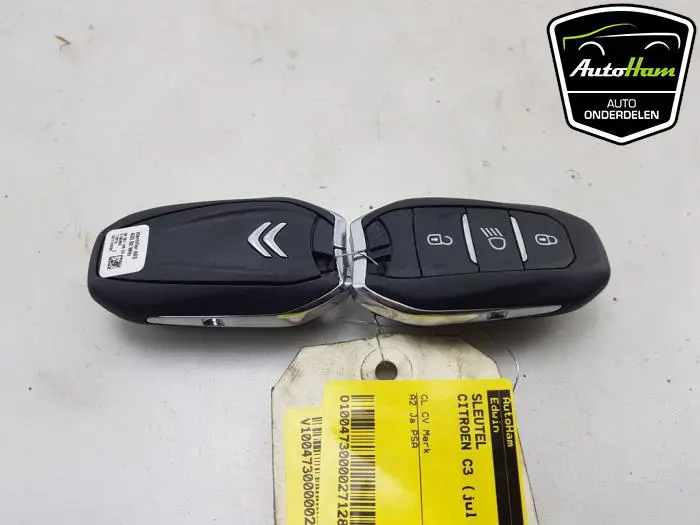Sleutel Citroen C3