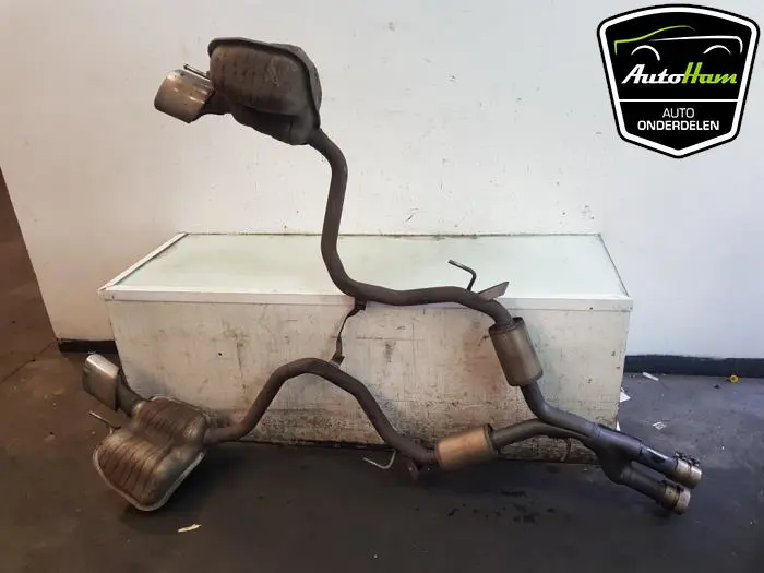 Uitlaat Midden+Einddemper Mercedes SL