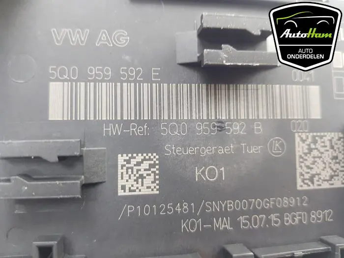 Centrale Deurvergrendelings Module Audi A3