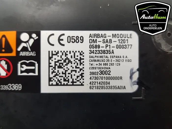 Airbag stoel (zitplaats) Opel Astra
