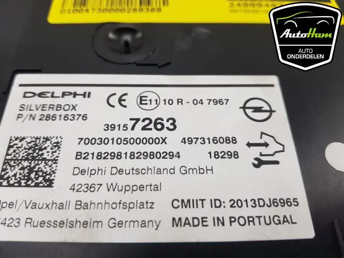 Regelunit Multi Media Opel Astra