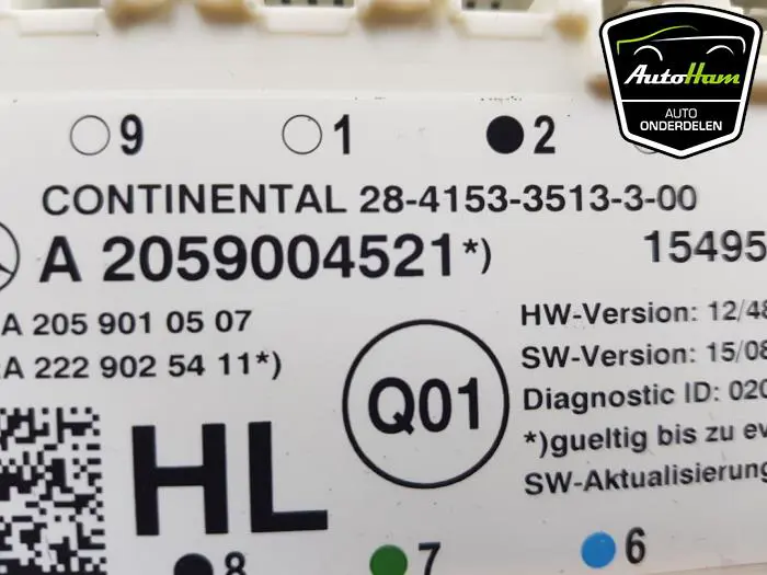Centrale Deurvergrendelings Module Mercedes C-Klasse