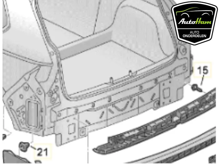 Achterkant (compleet) Skoda Kodiaq