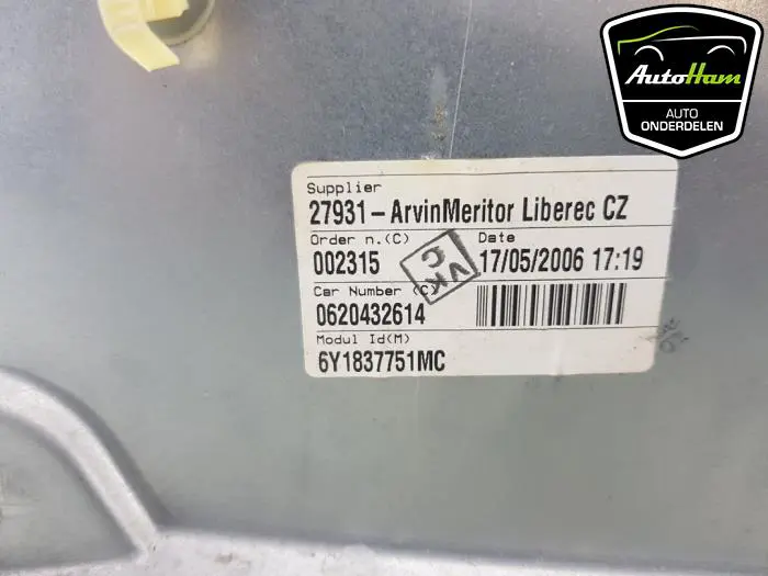 Ruitmechaniek 4Deurs links-voor Skoda Fabia