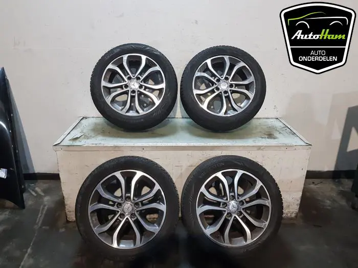 Sportvelgenset + banden Mercedes C-Klasse