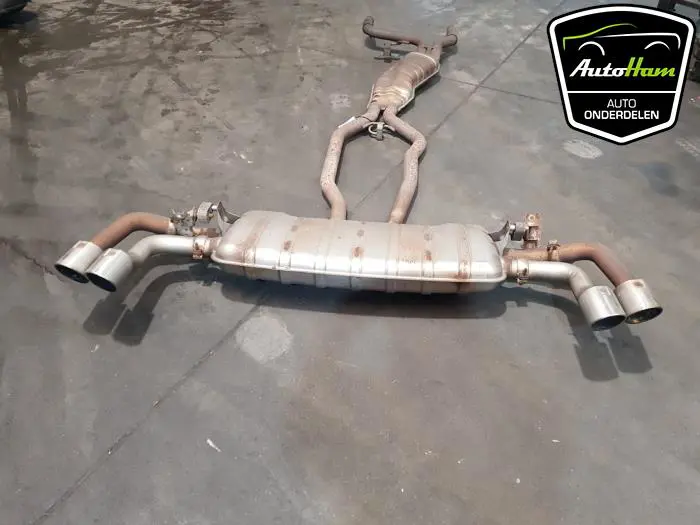 Uitlaat Midden+Einddemper Porsche Cayenne