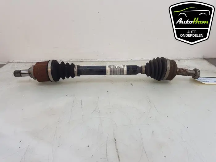 Aandrijfas links-voor Peugeot 208