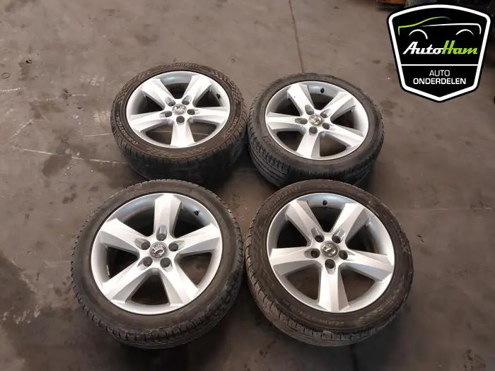 Sportvelgenset + banden Opel Meriva