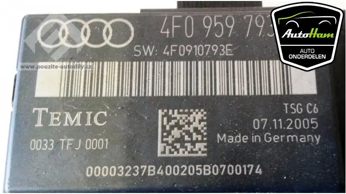 Centrale Deurvergrendelings Module Audi A6
