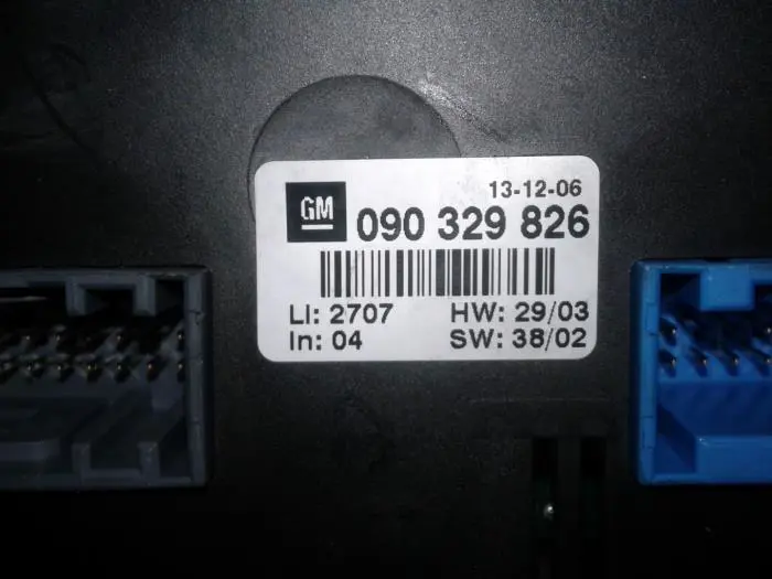 Kachel Bedieningspaneel Opel Meriva